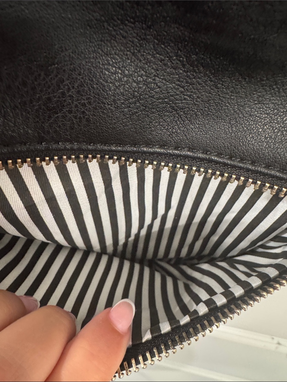 Classic Black Crossbody Bag with Gold Tassel Accents - Picture 3 of 5